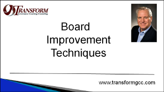 Board Improvement, Governance, best practices