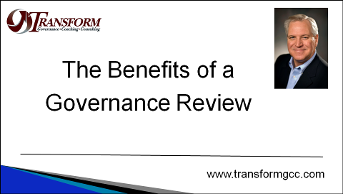 governance reviews, governance assessment, Benefits